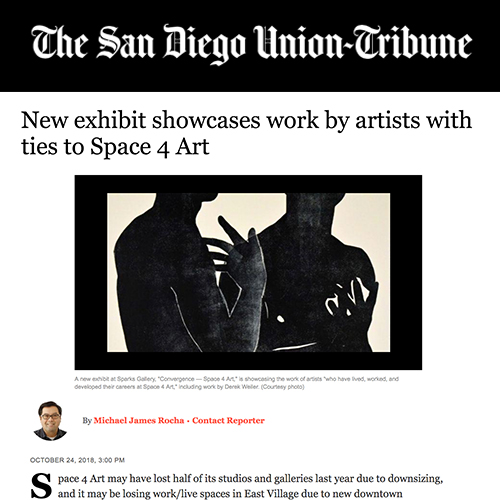 New exhibit showcases work by artists with ties to Space 4 Art