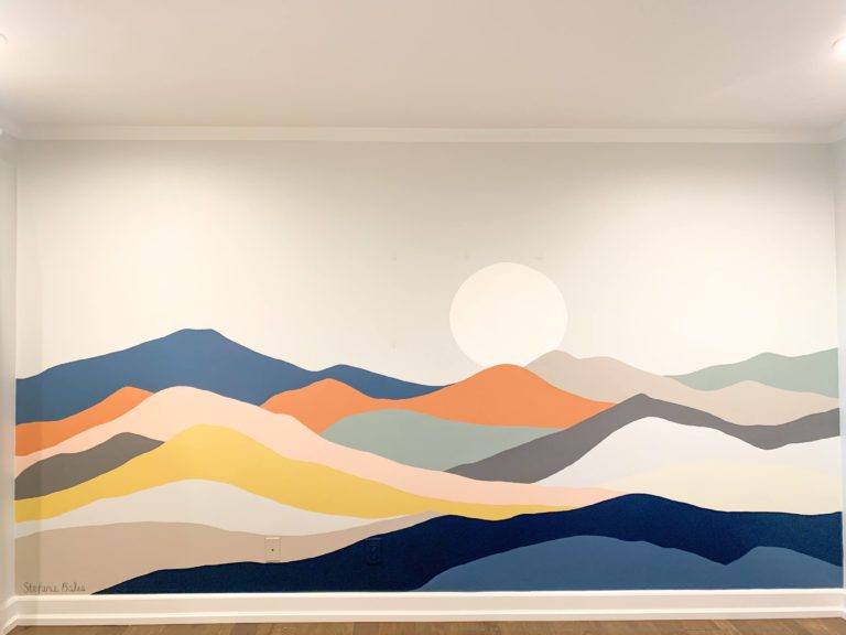 Stefanie Bales - Teo's Mountains Mural