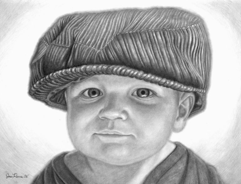 Child Pencil Portrait Artist Jess Perna