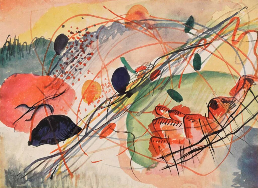 Wassily Kandinsky, Aquarell 6 (Watercolor 6)