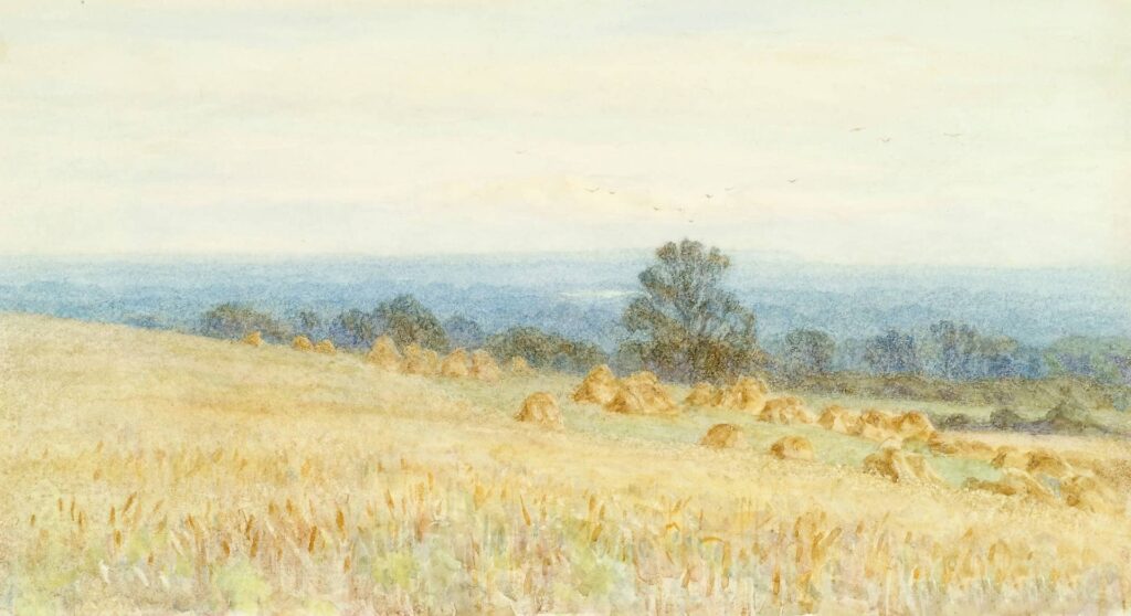 Landscape painting example photo