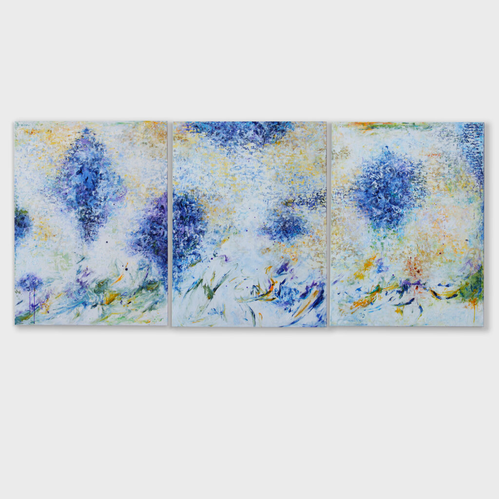 We Three Triptych painting by Kathleen Kane Murrell 