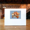Orange Peel The Absence is Apeeling painting (In Room View) by Will Hawk 