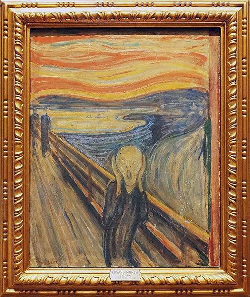The Scream by Edvard Munch (1893) 