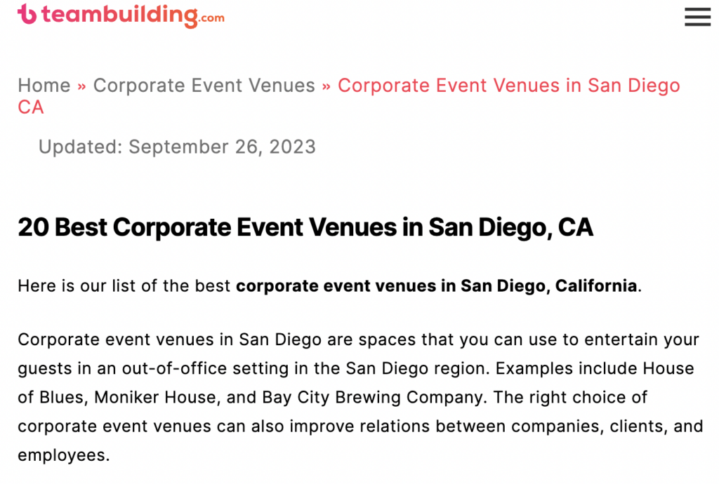 20 Best Corporate Event Venues in San Diego, CA
