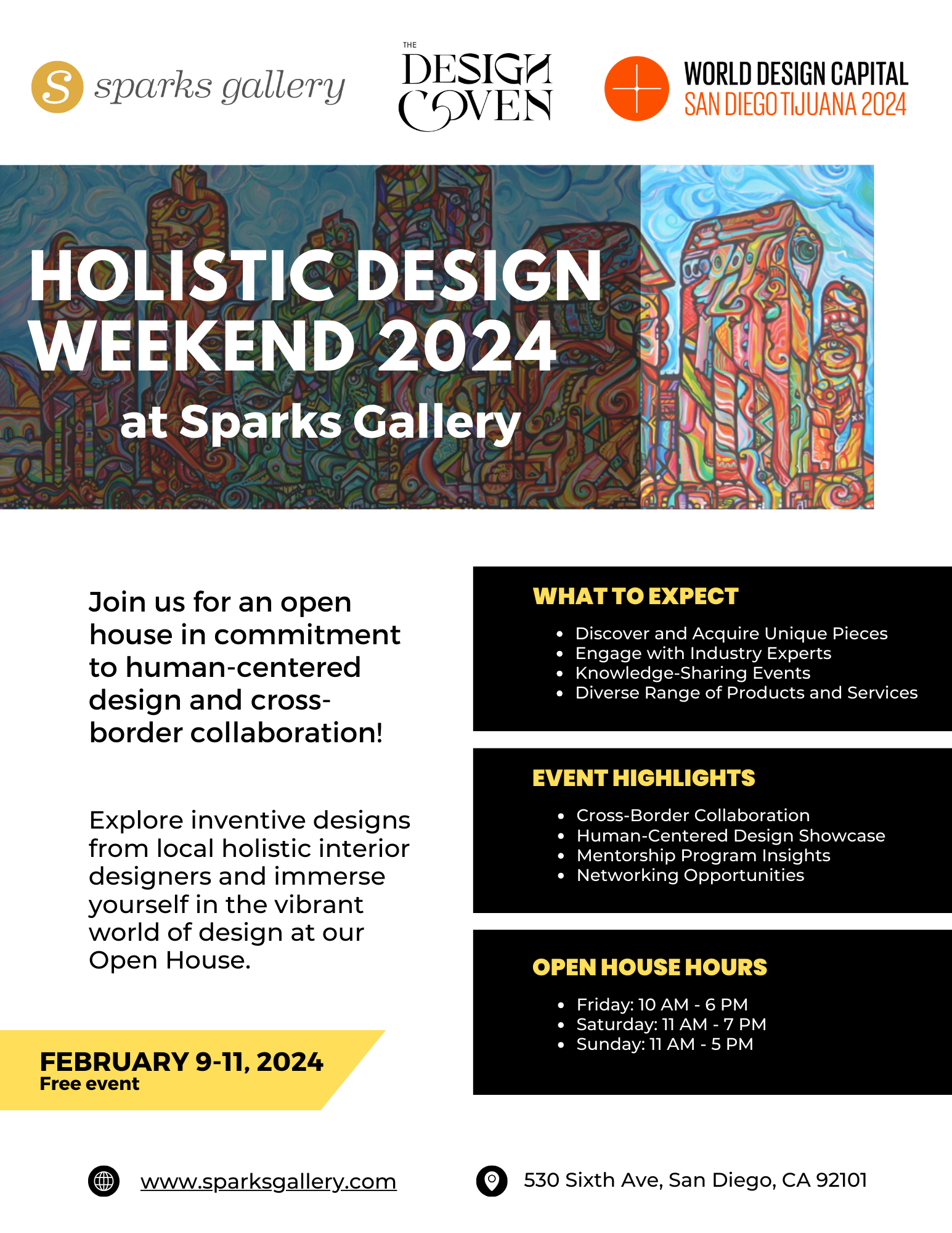 Celebrating Holistic Design Weekend 2024 at Sparks Gallery